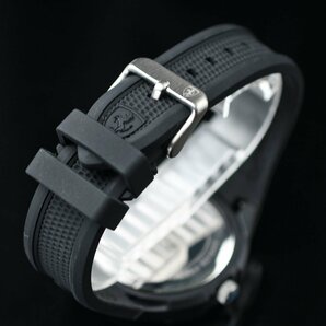 新品1円 フェラーリ公式 ブラック＆レッド 軽量モデル 30m防水 スクーデリア SCUDELIA FERRARI 腕時計 MOVADO メンズ 未使用の画像7