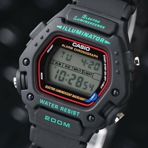 新品1円 逆輸入CASIO トムクルーズ着用機種 ミッションインポッシブル 200m防水 アラーム＆クロノグラフ 激レア日本未発売 ELライト カシオの画像4