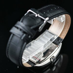 新品1円 逆輸入セイコーALBA 知的で気品あるトノー型ケース＆ローマ数字 ホワイトフェイス 50m防水 本革ベルト メンズ日本未発売 腕時計の画像8