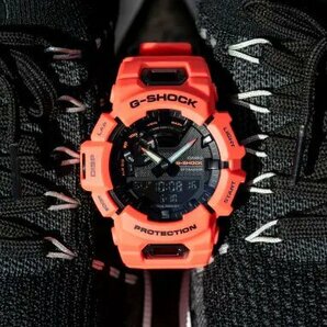 新品1円 Gショック【スマホGPS連動】ランニングウォッチ 200m防水 オレンジ カシオ 腕時計 G-SHOCK メンズ 200m防水 CASIO 逆輸入の画像7