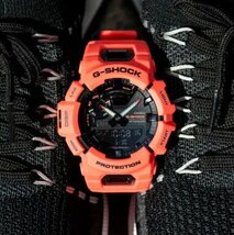 新品1円 Gショック【スマホGPS連動】ランニングウォッチ 200m防水 オレンジ カシオ 腕時計 G-SHOCK メンズ 200m防水 CASIO 逆輸入_画像7