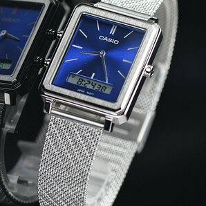 新品1円 逆輸入カシオ 腕時計 CASIO 美しいライトブルーメタリック レトロなデジアナ仕様 アラーム クロノグラフ メンズ ボーイズ 30m防水の画像10