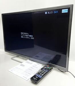 FK◆ 直接引取大歓迎！ 通電確認済 Panasonic パナソニック TH-32ES500-S 液晶テレビ 2019年製 32V型 家電 リモコン 説明書 付き