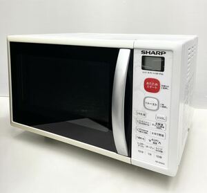 DK◆ 通電確認済 SHARP シャープ オーブンレンジ RE-SA50A-W ホワイト 2019年製 15L 電子レンジ 家電 現状品