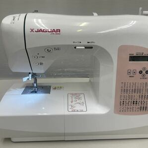 CK☆ 通電確認済 X JAGUAR JTA-3000 ミシン フットコントローラー付 ジャガー コンピューターミシン の画像1