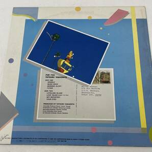BK☆ 美盤 FOR YOU TATSURO YAMASHITA LP レコード 12インチ Air Records RAL-8801 シティポップ 山下達郎 For You フォー ユー の画像2