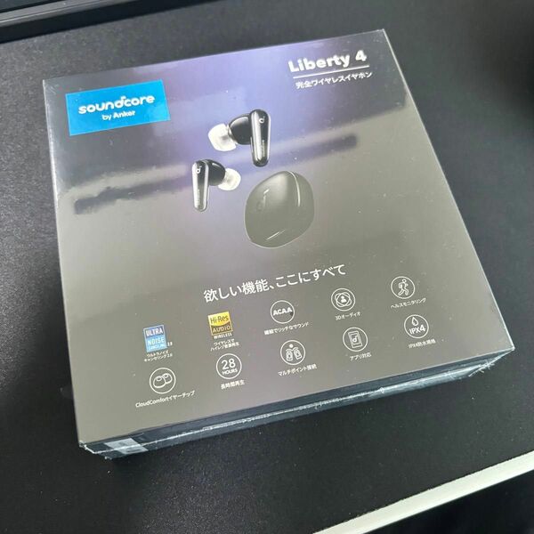 Anker Soundcore Liberty 4 ミッドナイトブラック ワイヤレスイヤホン