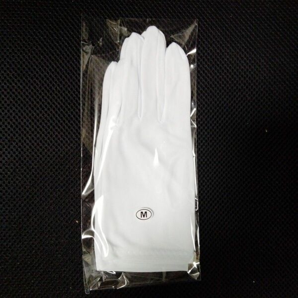 バスガイド　キャディさん用　ナイロン100%製　白手袋　SS〜Lサイズ各種　新品、未使用品
