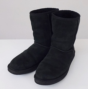 S6 UGG アグ クラシックショート 5800 ブーツ 28cm ブラック ムートン