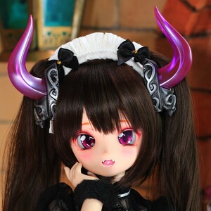 DDH-28 フレッシュ肌 カスタムヘッド＋悪魔角＋舌パーツ＋アイ