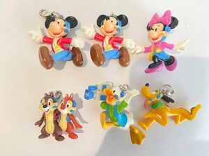 ディズニー ミッキー ミニー ドナルド チップとデール プルート チャーム フィギュア キーホルダー ディズニー ハンドメイド