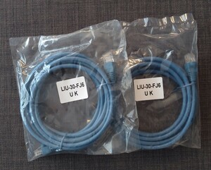 [ new goods |2 pcs set ]LAN cable 3m LAN CABLE 3.0m Ran cable 2 pcs set blue blue click post use moreover, anonymity delivery possible 