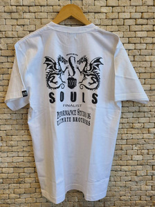 SOULS ドラゴン コットンTシャツ ≪ホワイト≫　Mサイズ