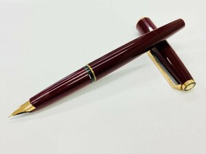 【送料無料】希少 MONTBLANC/モンブラン Germany 320 ペン先 585刻印 万年筆 ボルドー系 高級文房具 ヴィンテージ 本体のみ 筆記未確認