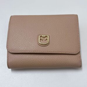 FURLA ミニ財布　ピンクベージュ　