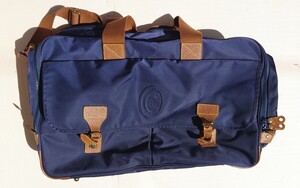 NINO CERRUTI ボストン バッグ ショルダー 付き 鞄 カバン bag ネイビー 紺 ニノ セルッティ