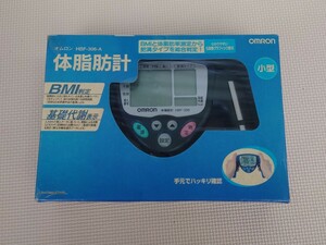  Omron body fat meter HBF-306-A OMRON blue small size 