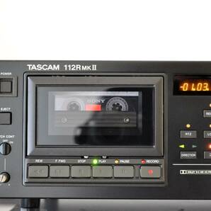 ★★★ プロ仕様 TASCAM 112（R）MK2  3ヘッド・オートリバース 動作確認済み（動画あり）カセットデッキ送料無料の画像3