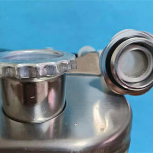 20L 縦型 軽油桶 灯油ガソリン タンク灯油缶携行缶 ステンレス鋼  シルバーの画像4