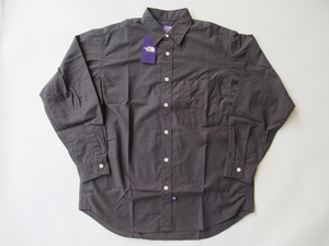 2024SS THE NORTH FACE PURPLE LABEL Regular Collar Field Shirt サイズM 快適な長袖シャツ/ナナミカノースフェイスパープルレーベル