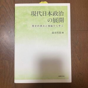 現代日本政治の展開　歴史的視点と理論から学ぶ 森本哲郎／編