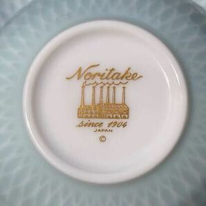 美品！！ノリタケ カップ &ソーサー 水色 金縁Noritake 洋食器 カップ直径約9.5㎝ 高さ約5㎝ ソーサー直径約15.5㎝ クー2 の画像3