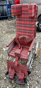  stretcher reclining wheelchair Kawamura cycle tartan check Mickey Mouse receipt 