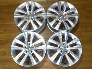 VWフォルクスワーゲン6R系POLOポロ純正 6J-15 off+40 pcd100/5H 品番：6R0601025BE １５インチアルミホイール４本