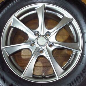 LEBEN BX 7J-17 off+45 pcd114.3/5H DM-V3 225/65R17 17インチアルミホイール+2022年製スタッドレスタイヤ4本 T32エクストレイル/CX-5/CX-8の画像2