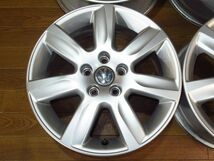 VWフォルクスワーゲン6R系ポロPOLO純正 6J-15 off+40 pcd100/5H 品番：6R0601025L １５インチアルミホイール４本_画像2