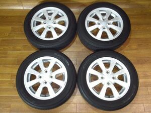 ダイハツ純正 4.5J-14 off+45 pcd100/4H YOKOHAMA BluEarth (ヨコハマ ブルーアース) 155/65R14 75S 2021年製 ミラ/ムーヴ/タント