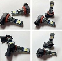 車検対応 爆光 2色切り替え イエロー LED フォグランプ HB4 ポン付け アルファード 10系 後期 ハリアー 30系 ハイエース 200系1型/2型/3型o_画像7