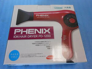 〇　PHENIX　ION　HAIR DRYER　PD-1200　大風量　新品
