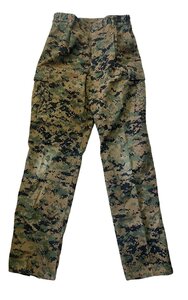 米軍US マーパットウッドランド迷彩パンツ M MC海兵隊 フォースリーコン 武装偵察隊 MARPAT TROUSER 4859A