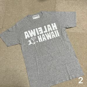 HALEIWA HAWAII ハレイワ　ハワイ　グレーTシャツ　プリントTシャツ Tシャツ　ハレイワハッピーマーケット