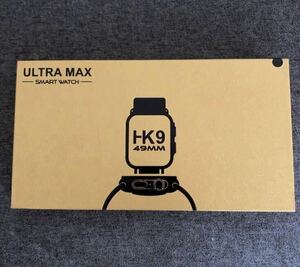 【即納】最新型 新品 スマートウォッチ HK9 ULTRA MAX シルバー 2.19インチ 健康管理 音楽 スポーツ 防水 血中酸素 Android iPhone対応