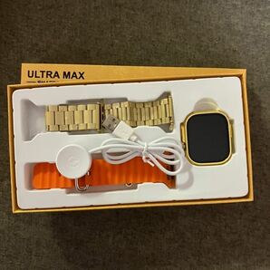 【即納】最新型 新品 スマートウォッチ HK9 ULTRA MAX ゴールド 2.19インチ 健康管理 音楽 スポーツ 防水 血中酸素 Android iPhone対応③の画像1