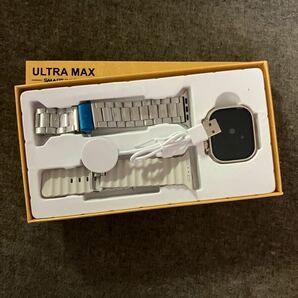 【即納】最新型 新品 スマートウォッチ HK9 ULTRA MAX シルバー 2.19インチ 健康管理 音楽 スポーツ 防水 血中酸素 Android iPhone対応の画像2