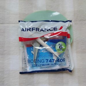 オランジーナ AIRFRANCE ミニチュア飛行機 コレクション BOEING 747-400