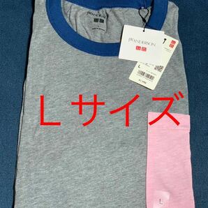 新品即決！★Lサイズ★JW アンダーソン★グレー/ピンク★ユニクロ ポケットTシャツ★UNIQLO JW ANDERSON★