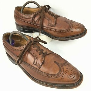 試着OK！1972年製?　FLORSHEIM/フローシャイム　インペリアル　ウイングチップ/ケンムール　茶　サイズ10.5EEE/28.5程度　管NO.WZD-195