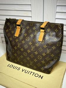 LOUIS VUITTON ルイヴィトン カバメゾ ハンドバッグ トートバッグ モノグラム M51151 シリアル有 粉吹き ベタつきなし ショルダー