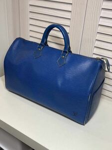 LOUIS VUITTON ルイヴィトン エピ スピーディ40 M42985 ブルー レディース 