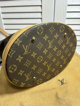 LOUIS VUITTON ルイヴィトン ショルダーバッグ バケットGM M42236 モノグラム キャンバス ブラウン ポーチなし 袋付き_画像6