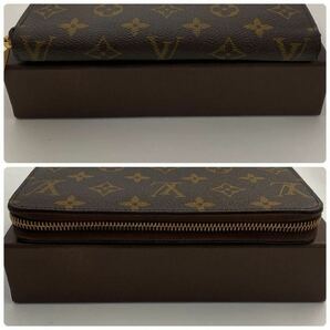 H0776【ほぼ極美品】ルイヴィトンモノグラム ジッピーウォレット ラウンドファスナー 長財布 LOUIS VUITTON 男女兼用の画像4