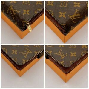 H0784【未使用に近い】LOUISVUITTON ルイヴィトン モノグラム ポルトパピエジップ ラウンドファスナーの画像10