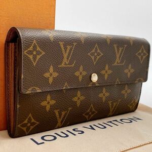 H0792【ほぼ極美品】LOUIS VUITTON ルイ・ヴィトン ポルトフォイユ・サラ　モノグラム 長財布 二つ折り財布　カード入れ×10