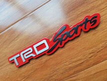 ★新品★トヨタ★TRD SPORTS★カーステッカー エンブレム プレート フェンダーバッジ シール★強粘着力★_画像2