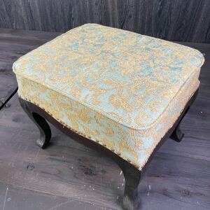 e4016 beautiful goods ottoman stool cat legs chair antique furniture chair retro Vintage Italy France Holland Northern Europe furniture import furniture 