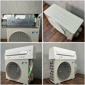 WY12/43 ダイキン DAIKIN ルームエアコン F22WTCXS-W 室外機 R22WCXS 2019年製 100V おもに6畳用 リモコン無し ★直接引取歓迎の画像8